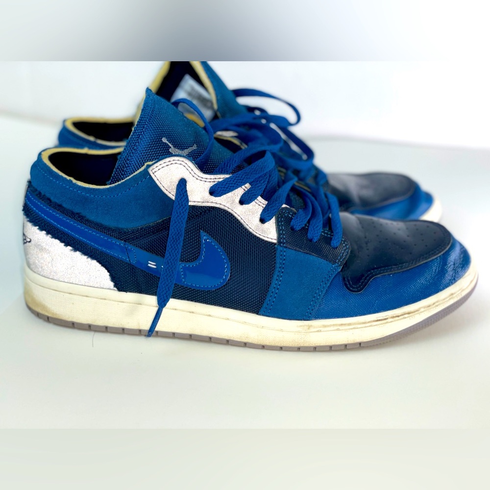Jordan 1 Low Craft Obsidian Blue Ashen Slate